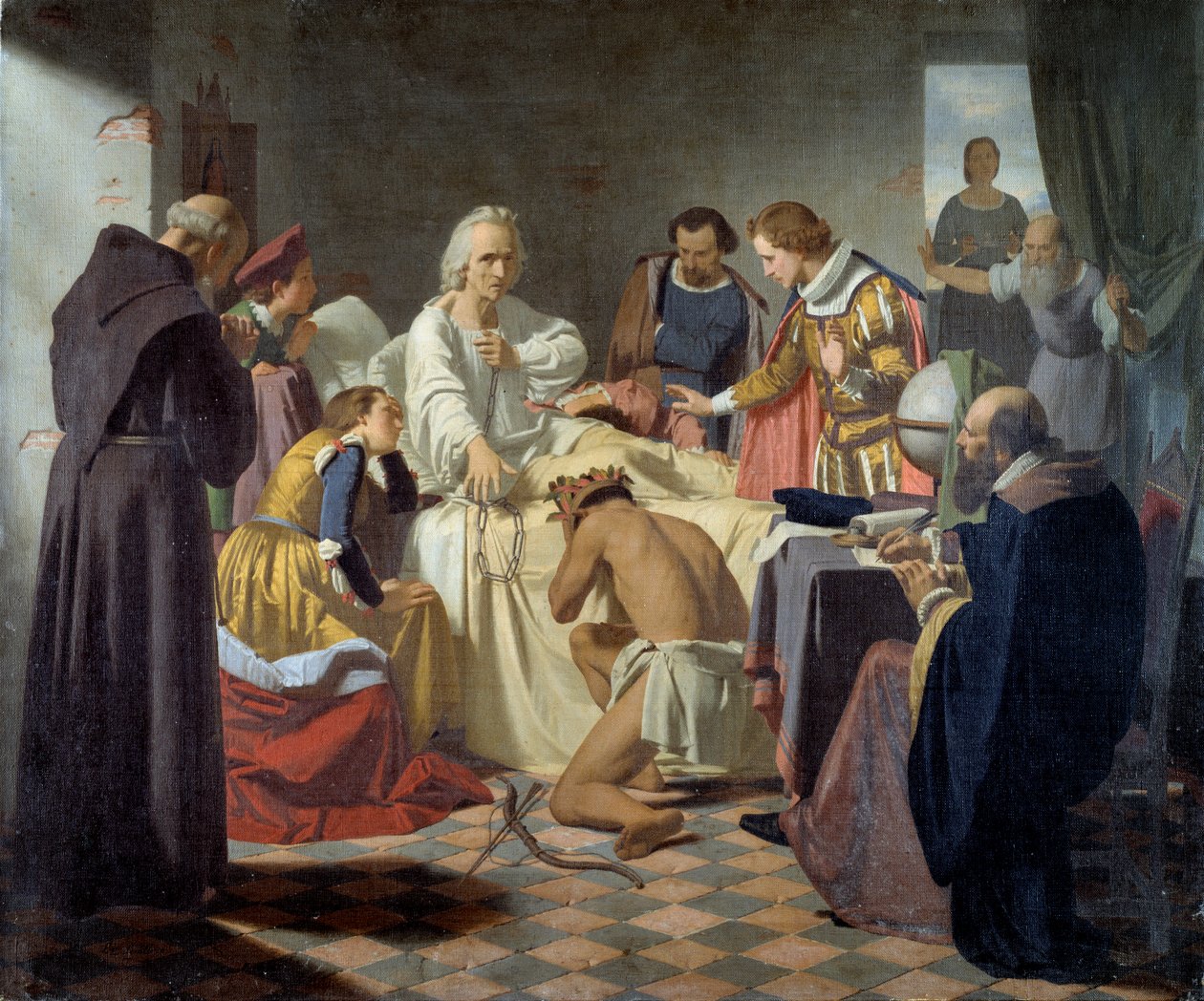 Nawigator i odkrywca Krzysztof Kolumb (Christopher Columbus autorstwa Luigi Sciallero