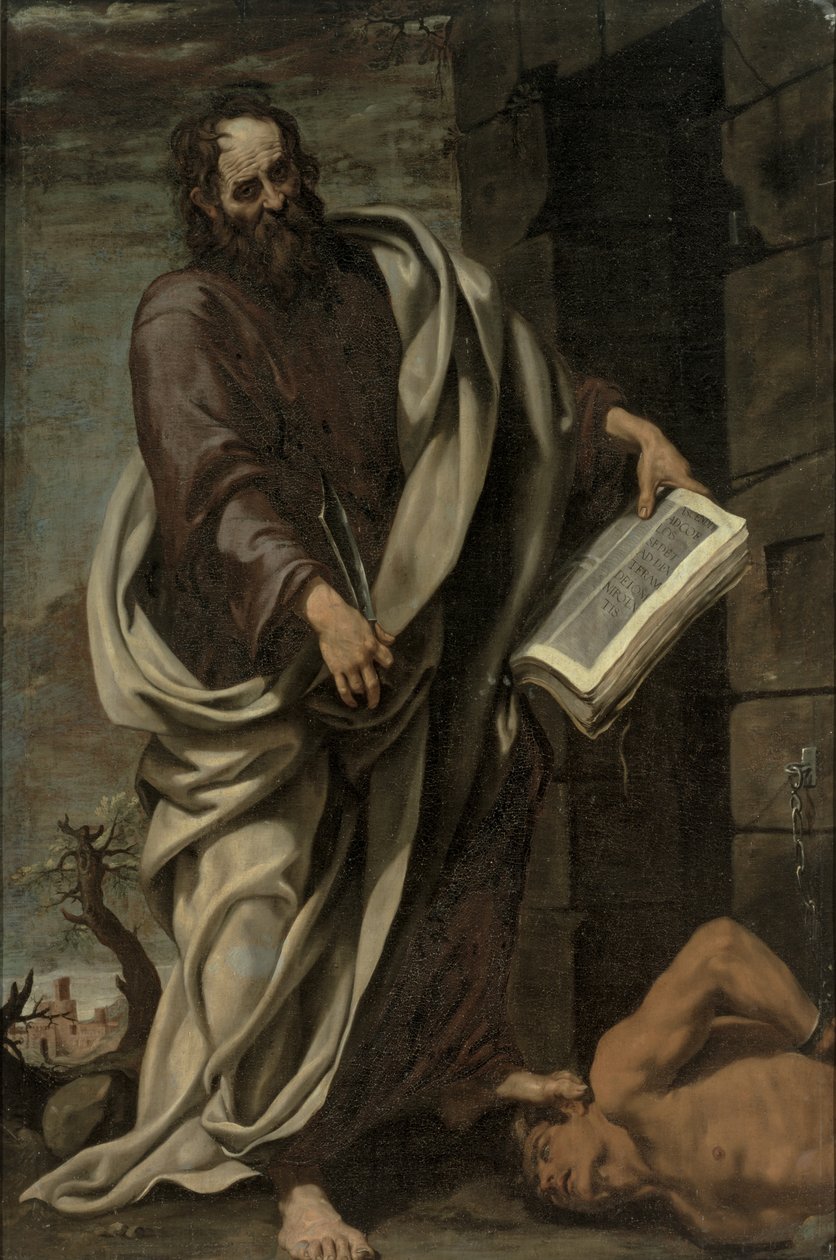 św. Bartłomieja, 1620 autorstwa Luis Tristan de Escamilla