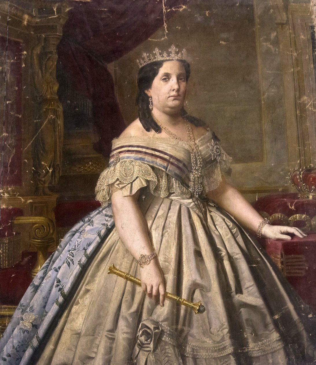 Izabela II Hiszpańska autorstwa Luis de Madrazo