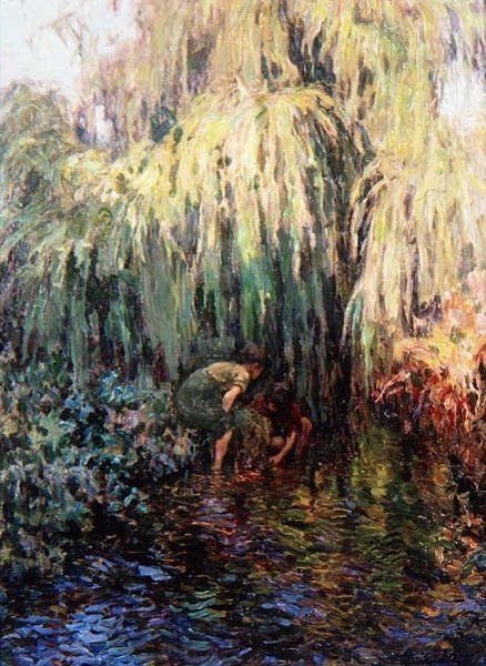 Niebieski staw autorstwa Luis Graner Arrufi