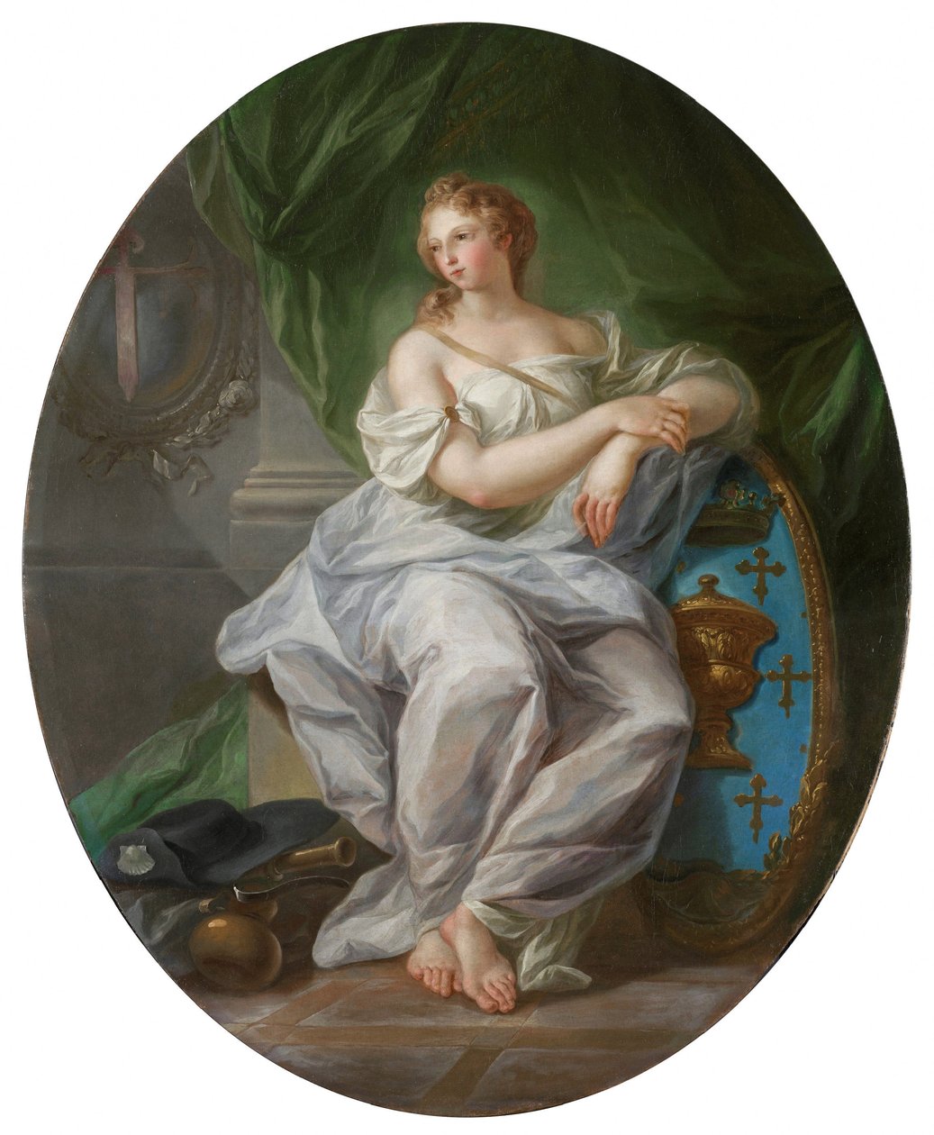 Alegoria Galicji - Luis Paret Alcázar (1789)FXD autorstwa Luis Paret y Alcazar