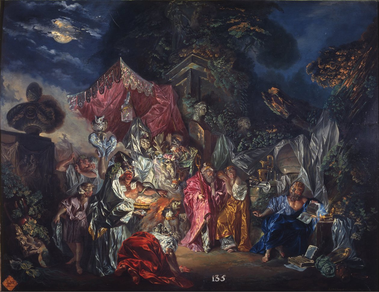 Obieg Diogenesa lub Roztropność Diogenesa. autorstwa Luis Paret y Alcazar