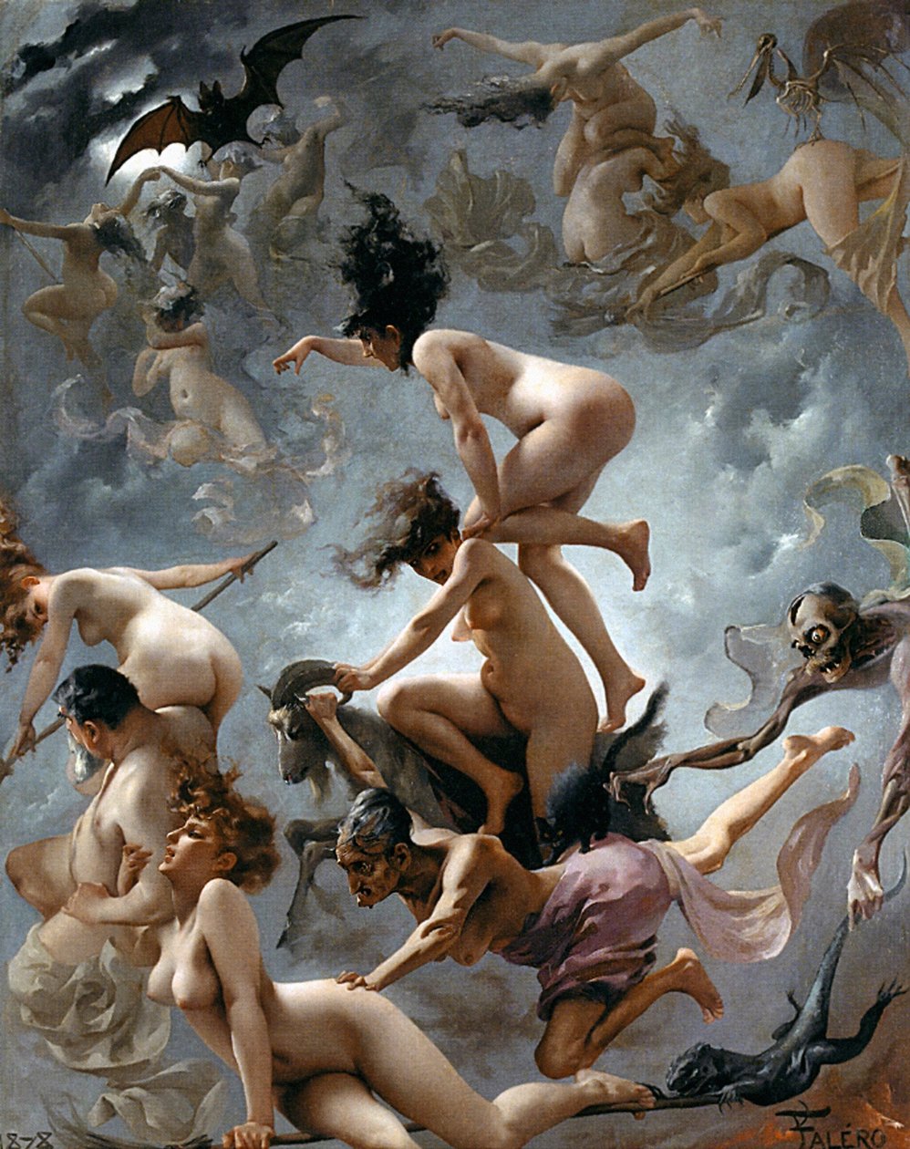 Wizja Fausta autorstwa Luis Riccardo Falero
