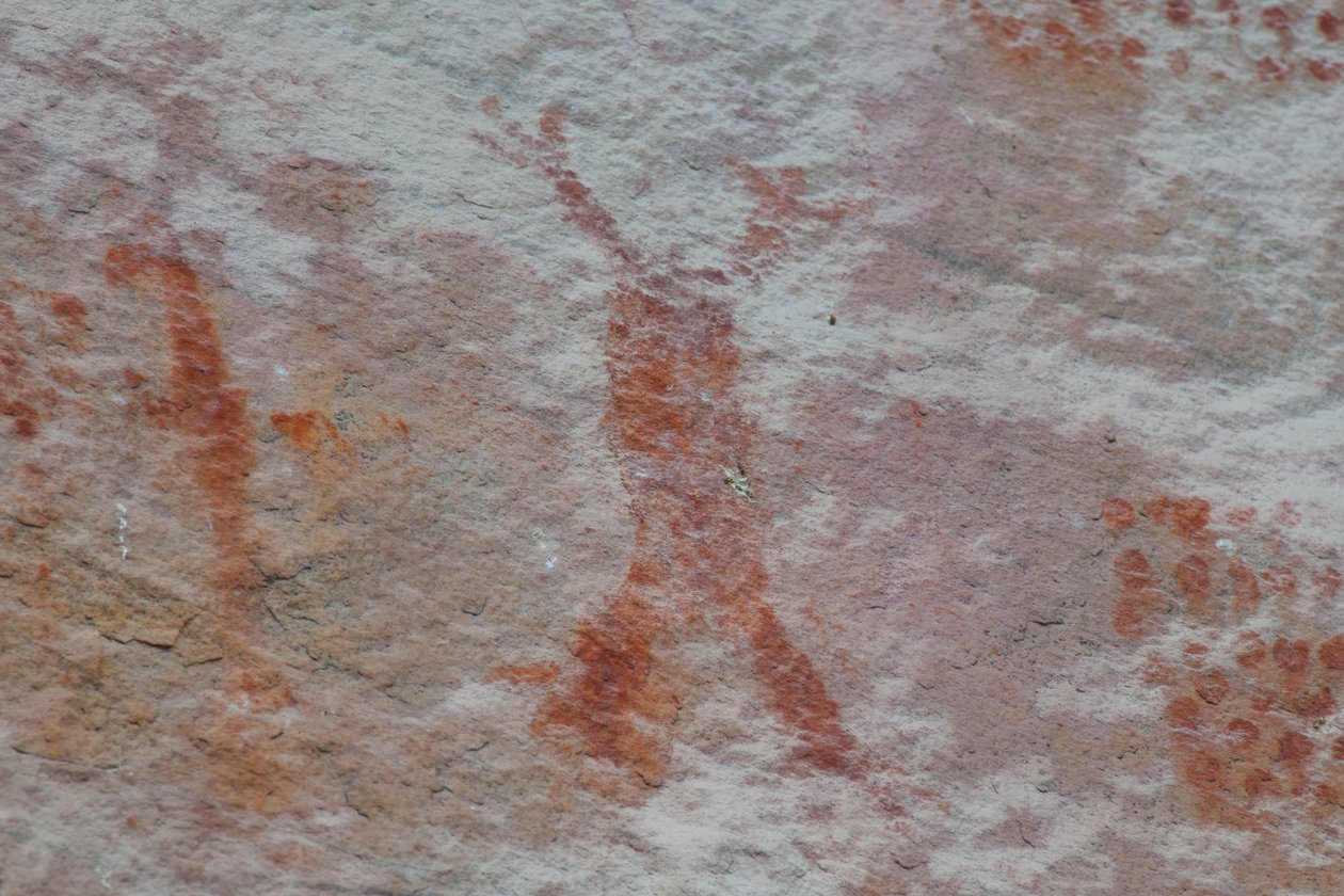 Piktografia, Faical, San Ignacio, Cajamarca, Peru, 2015. autorstwa Luis Rosendo.