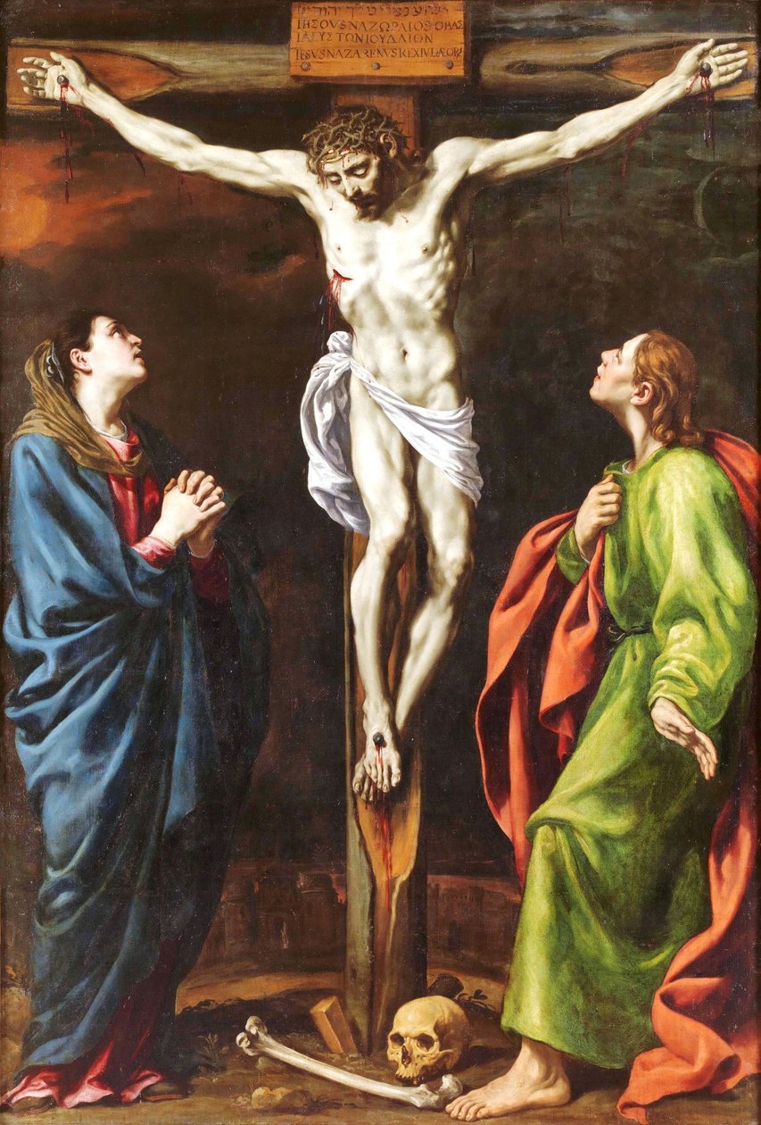 Hiszpański:  Calvario Ukrzyżowanie autorstwa Luis Tristán