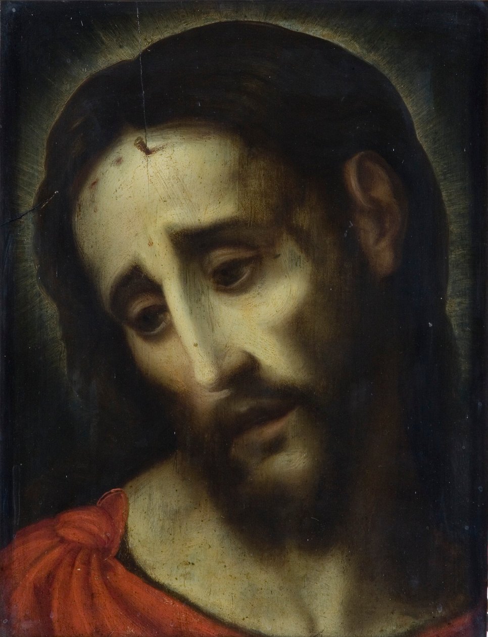 „Chrystus jako mąż boleści”, 1519-1586 autorstwa Luis de Morales