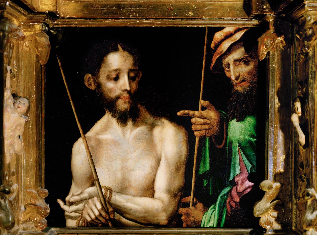 Ecce Homo (obraz na drewnie) autorstwa Luis de Morales
