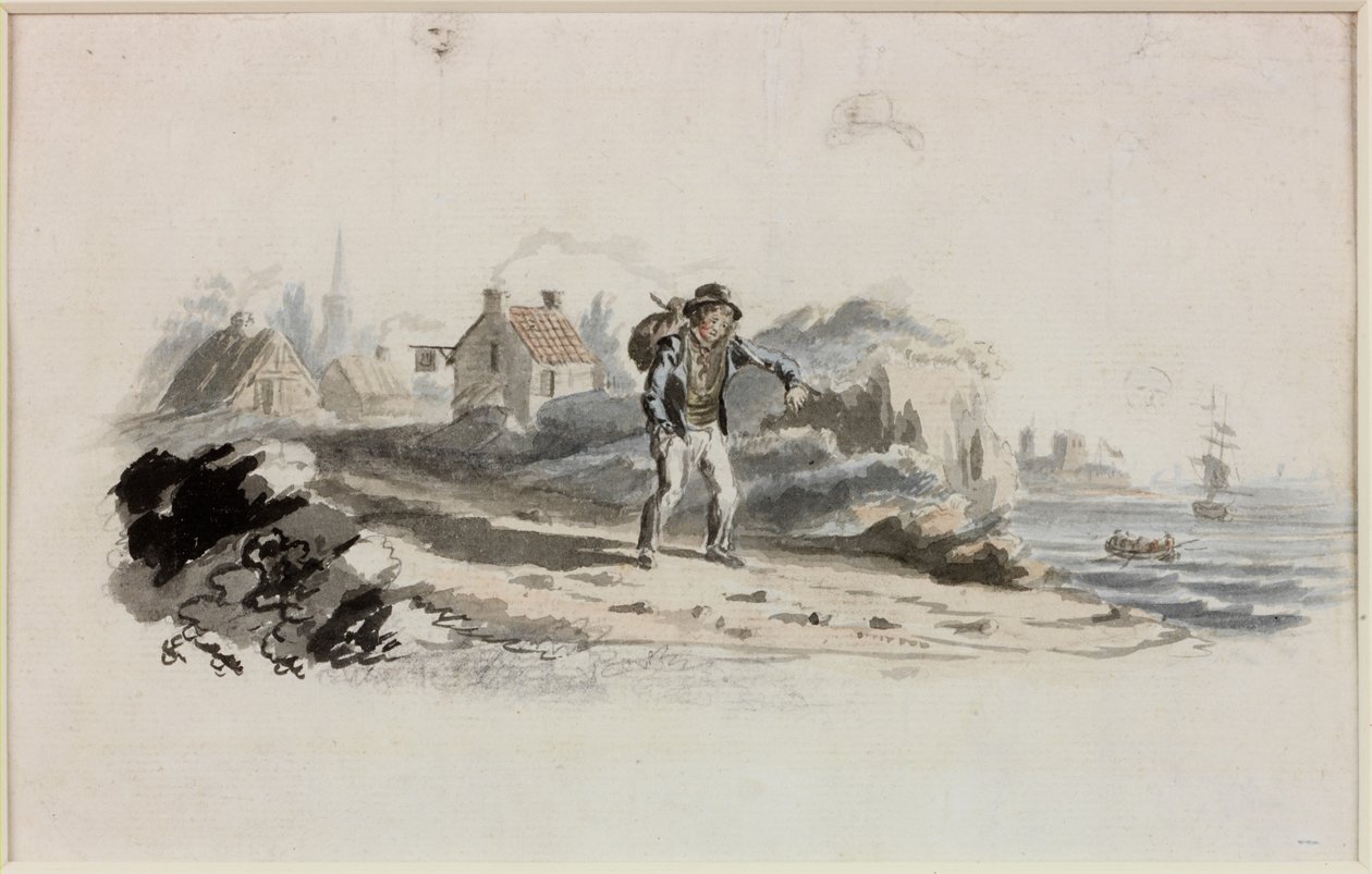 Żeglarz (ołówek) autorstwa Luke Clennell