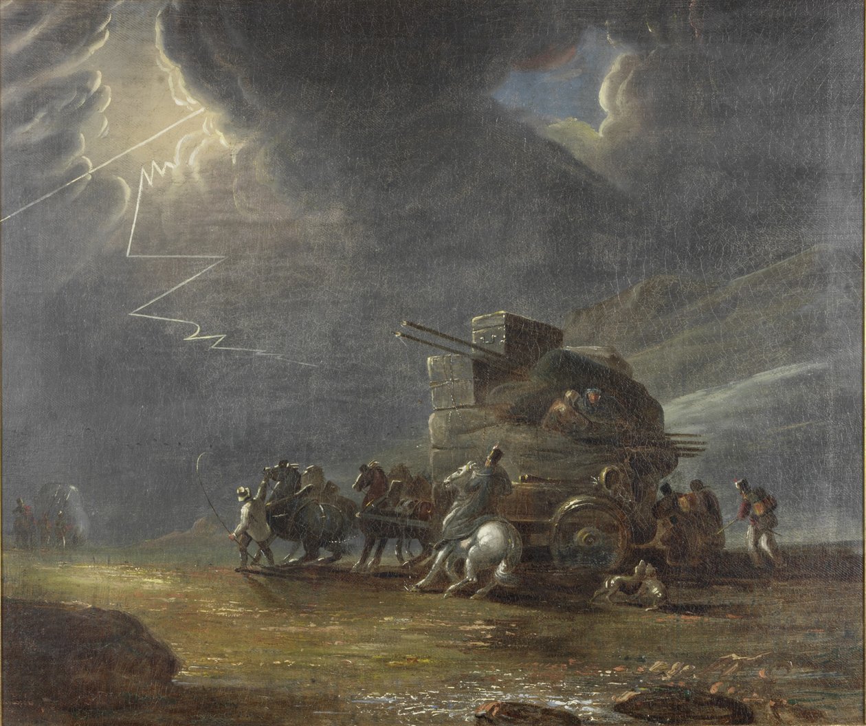 Wagon bagażowy autorstwa Luke Clennell