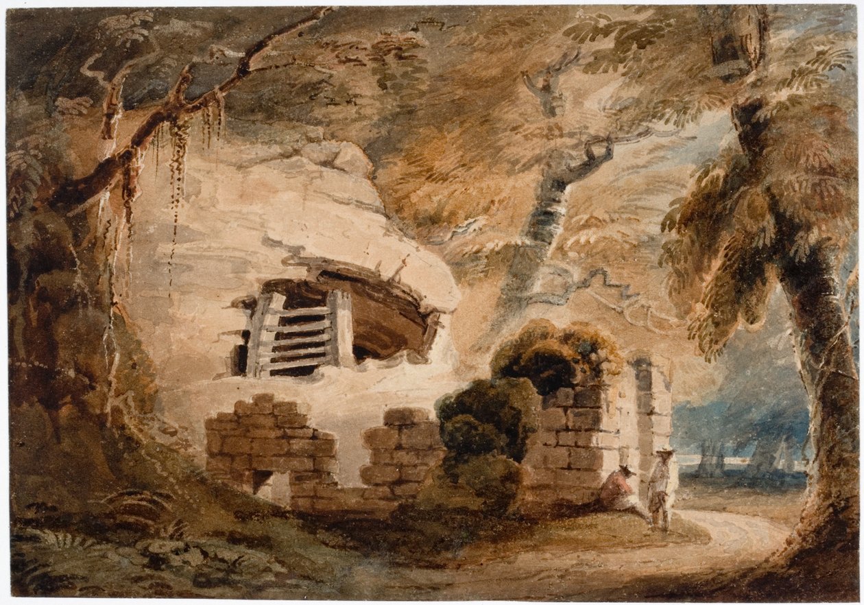 Warkworth Hermitage (kolor nadwozia) autorstwa Luke Clennell
