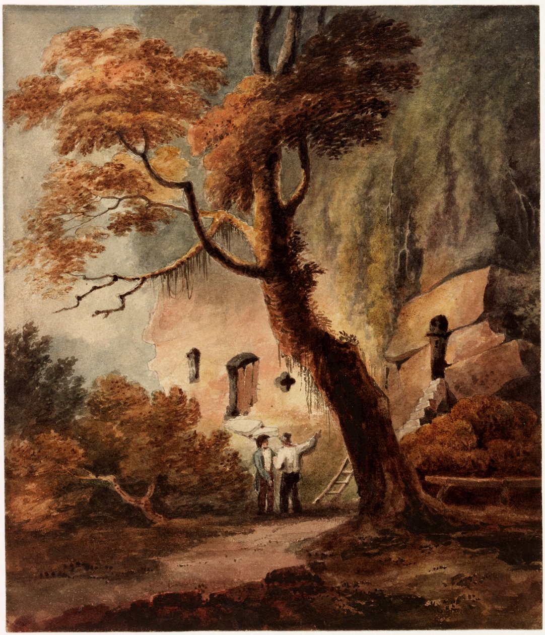 Warkworth Hermitage (kolor nadwozia) autorstwa Luke Clennell