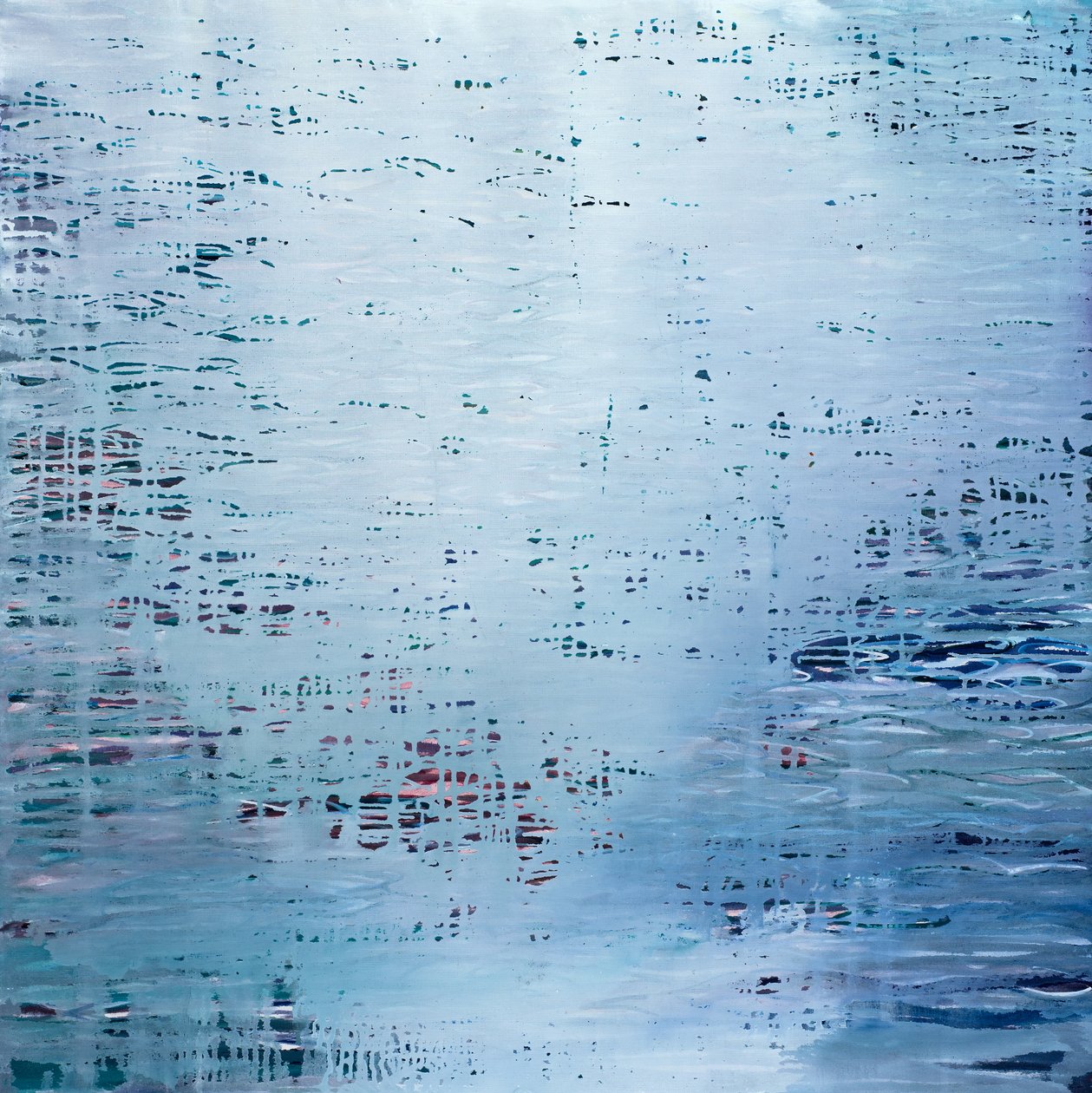 Ganga 11, 2018 (olej na płótnie) autorstwa Luke Elwes