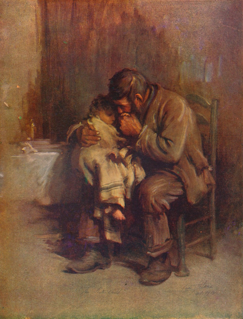 „Bez matki”, c1899, 1914 autorstwa Luke Fildes