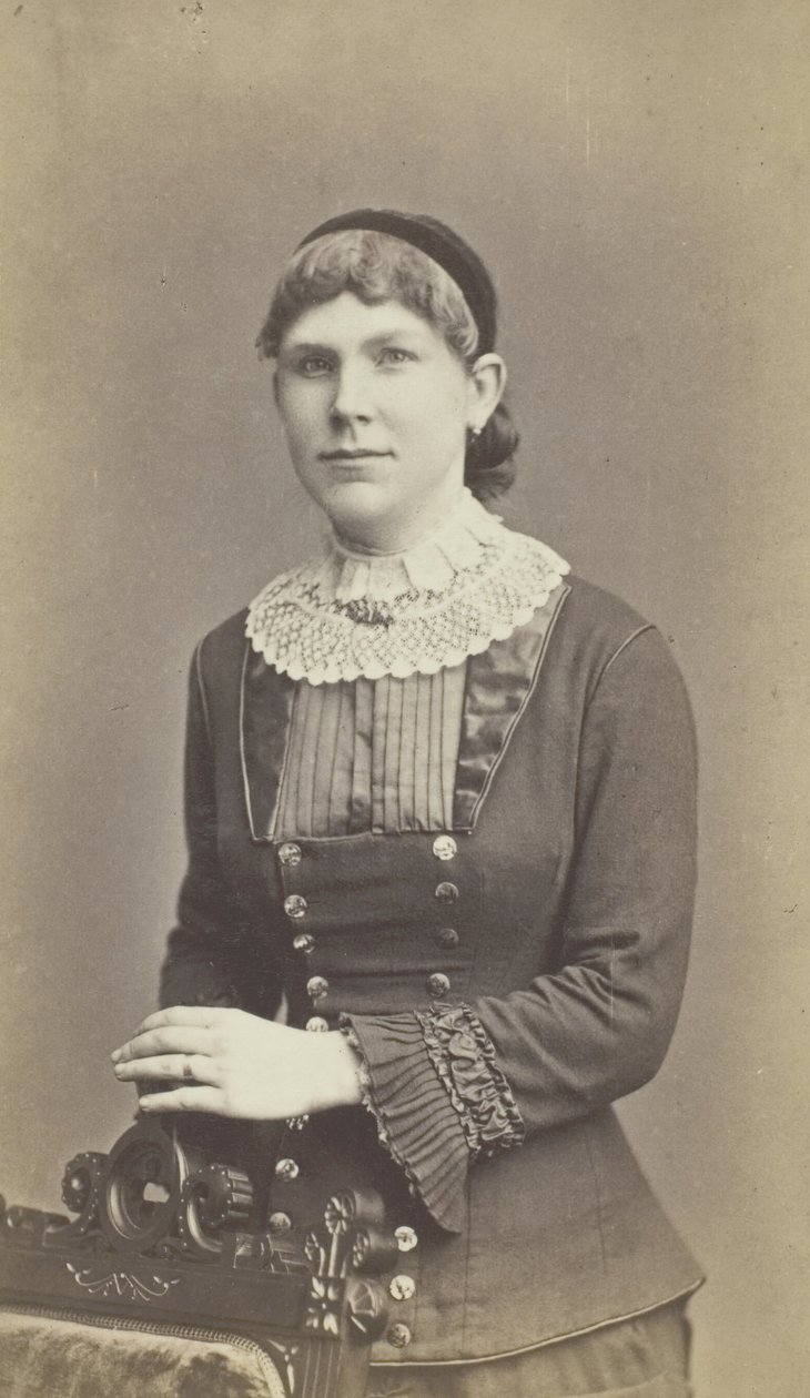 Portret siedzącej kobiety bez tytułu, 186581. autorstwa Lyman W. Colby