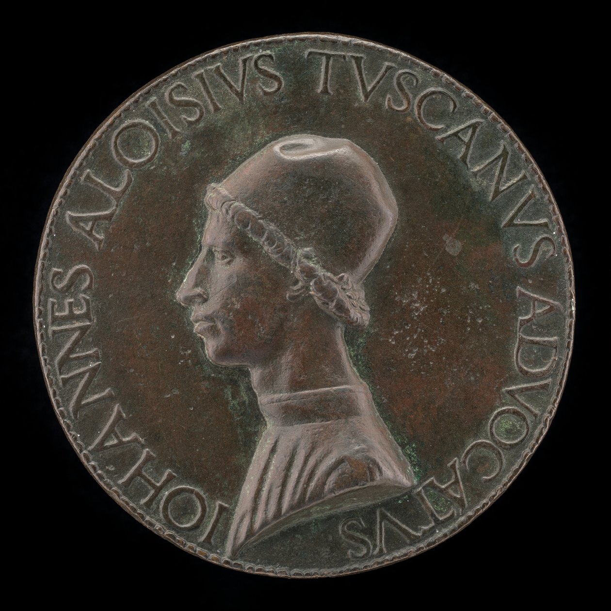 Giovanni Alvise Toscani, ok. 1930 r. 1450-1478, mediolański radca prawny, rzecznik konsystorski... [awers]. autorstwa Lysippus Junior