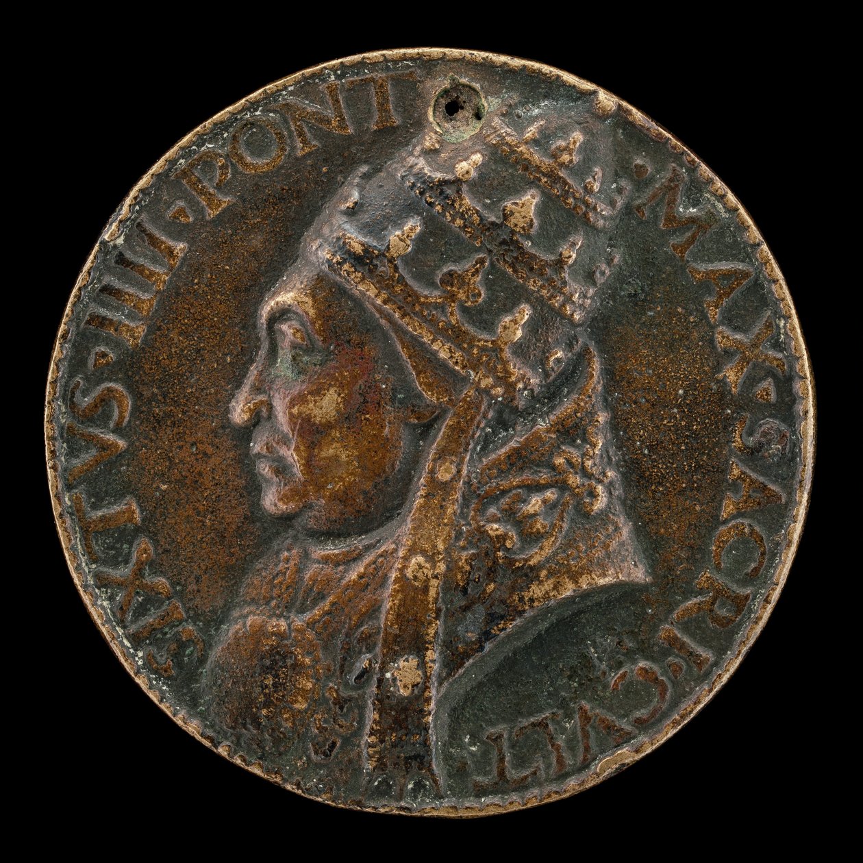 Sykstus IV Francesco della Rovere, 1414-1484, papież 1471 [awers]. autorstwa Lysippus Junior