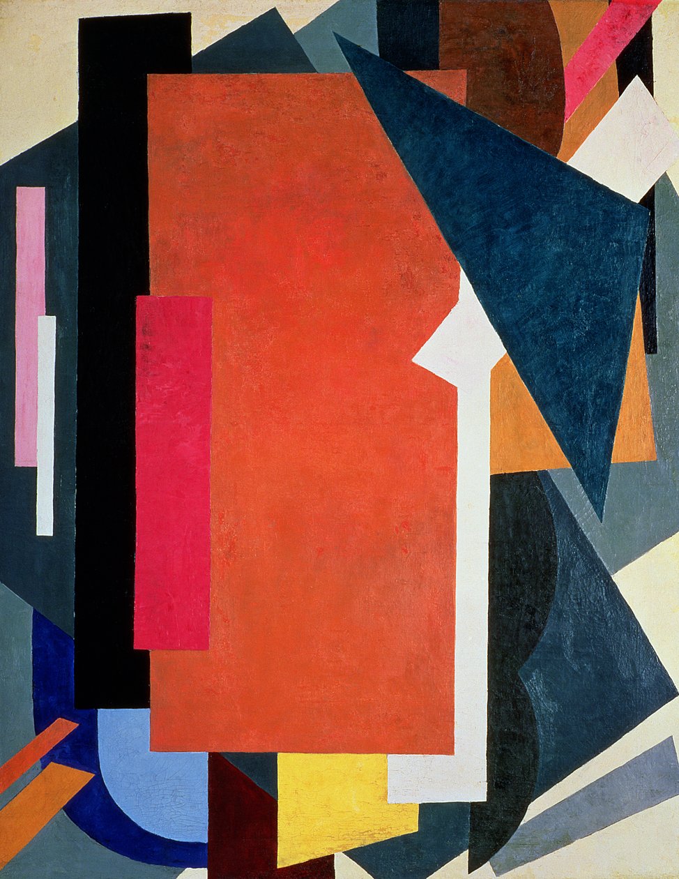 Architektonika Malarska, 1916-17 autorstwa Lyubov Sergeevna Popova