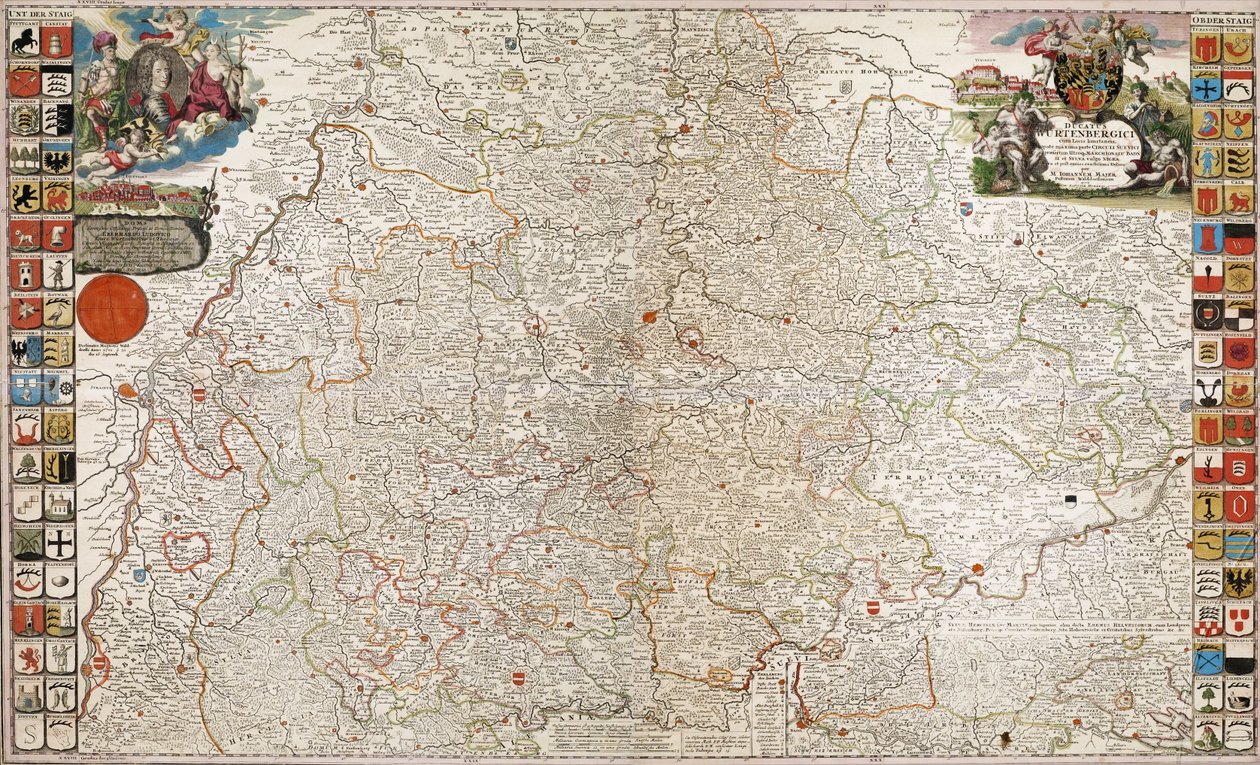 Księstwo Wirtenbergii autorstwa M. Johann Majer derivative work