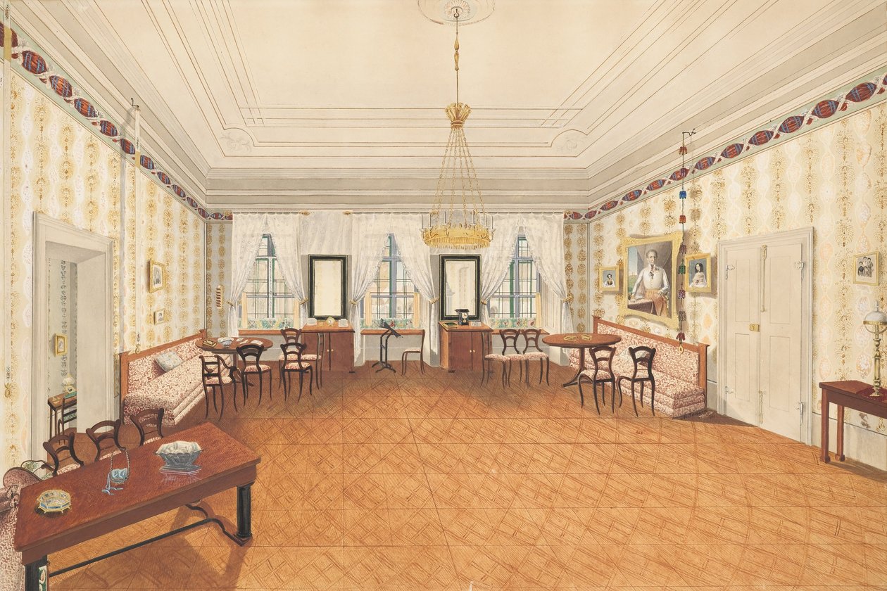 Pokój w rezydencji gubernatora, Hermannstadt autorstwa M. Sekim