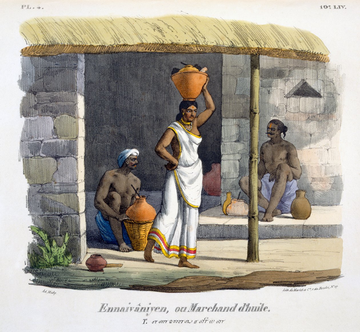 Kupiec naftowy, 1827-35 autorstwa M.E. Burnouf