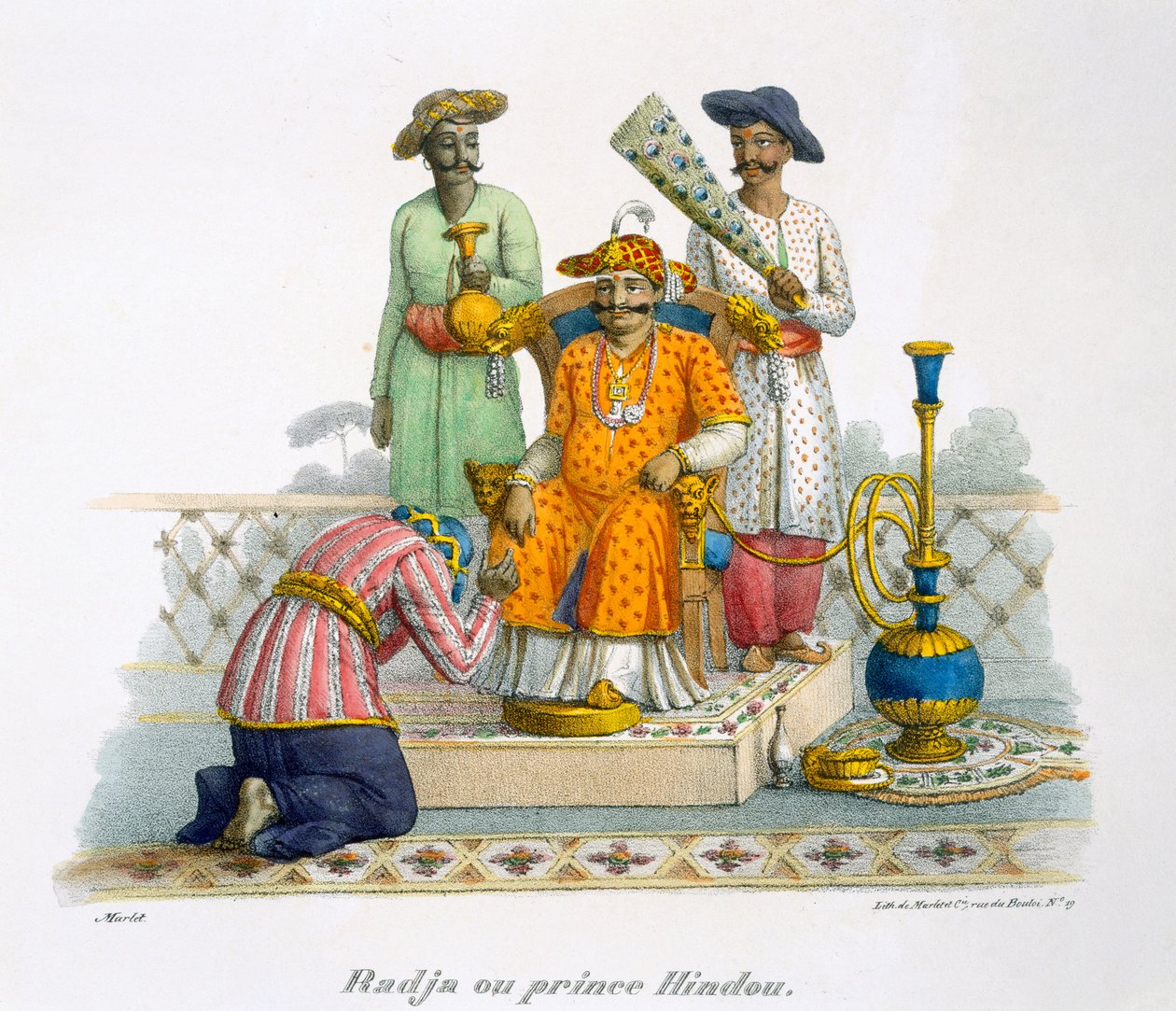 Radża, czyli hinduski książę, 1827-35 autorstwa M.E. Burnouf