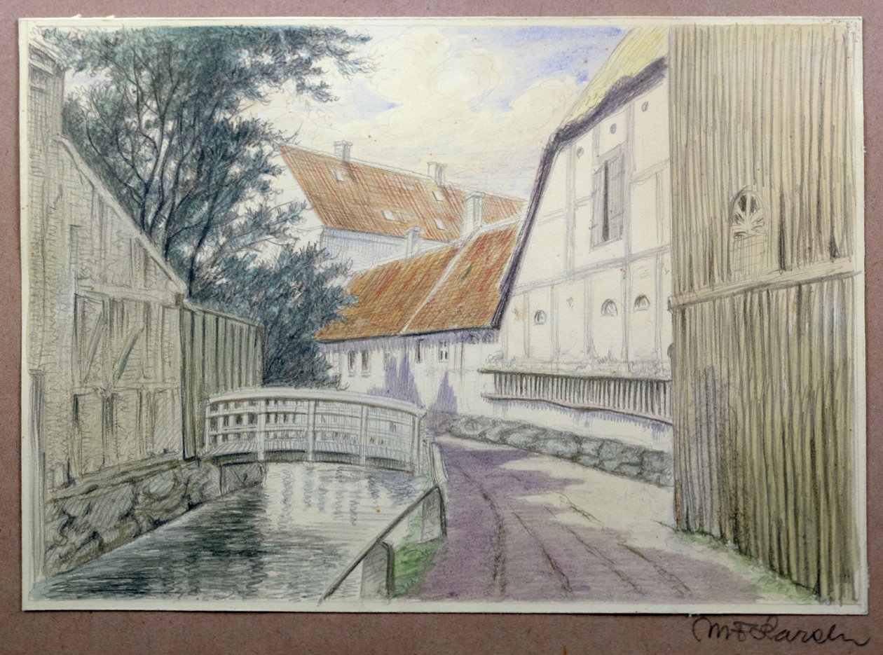 Most nad Kanałem autorstwa M.F. Larsen