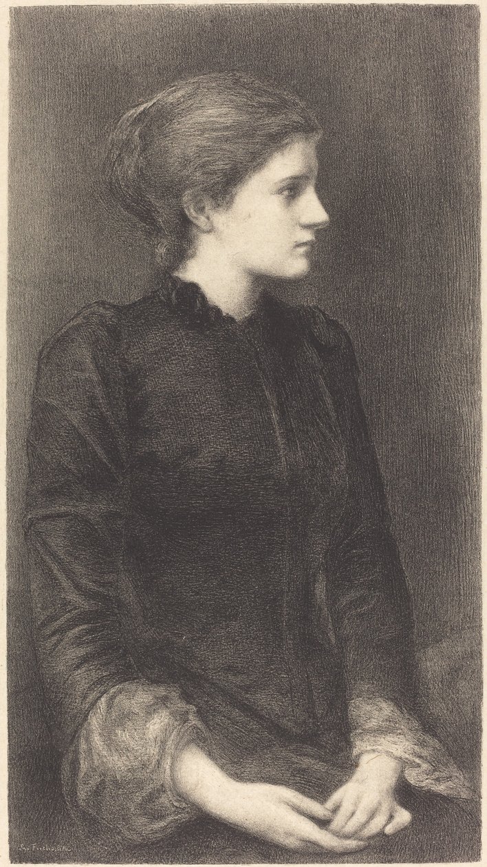 Pani Bonham autorstwa M.G. Fuchs after Sir Edward Coley Burne Jones