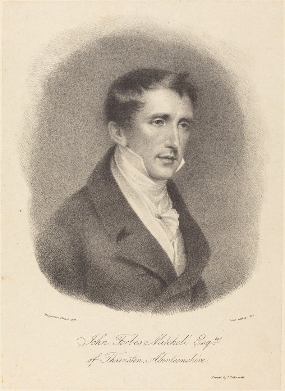 John Forbes Mitchell autorstwa M. Gauci after John James Masquerier