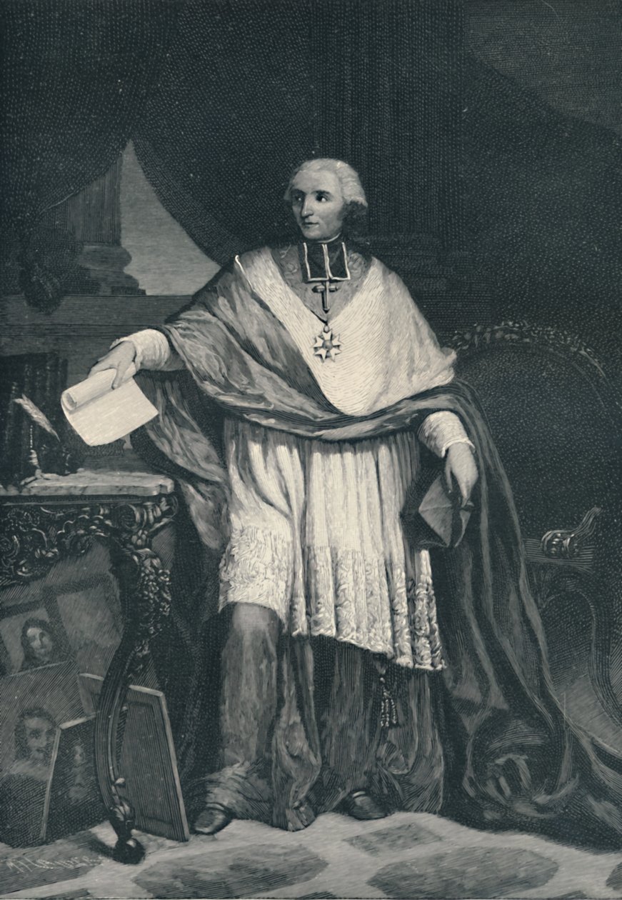 Kardynał Joseph Fesch, c1830, 1896 autorstwa M. Haider