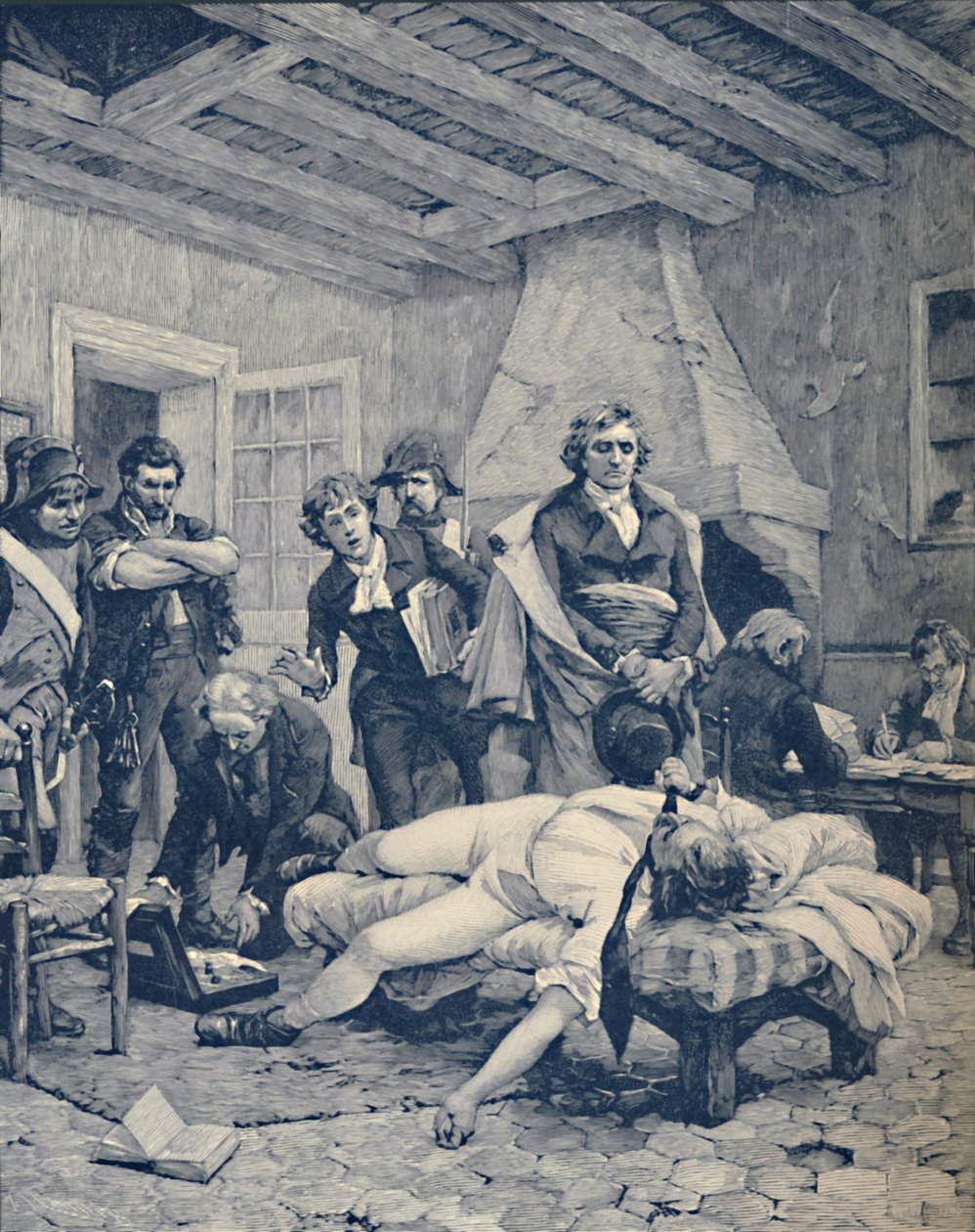 Śmierć Pichegru, 1804, 1896 autorstwa M. Haider
