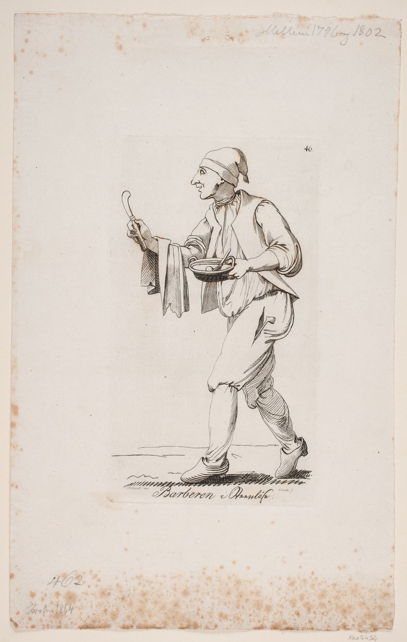 Fryzjer w Steenløse autorstwa M. W. Schmith