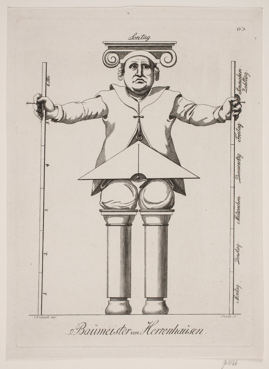 Budowniczy Herrenhausen autorstwa M. W. Schmith