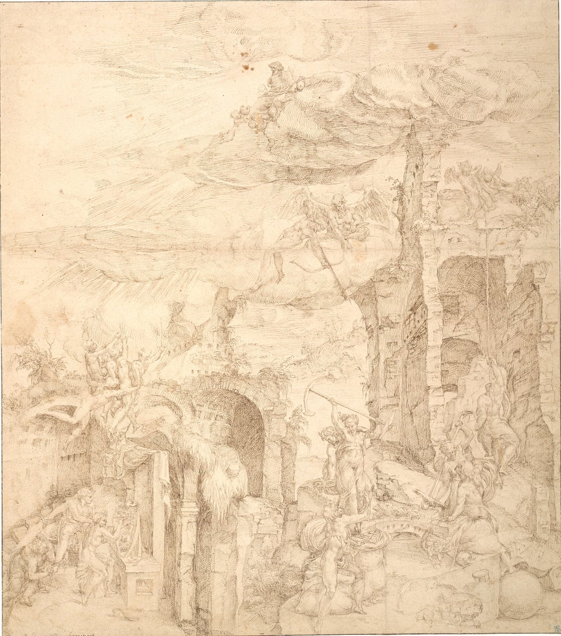 Alegoria o sile wiary autorstwa Maarten van Heemskerck