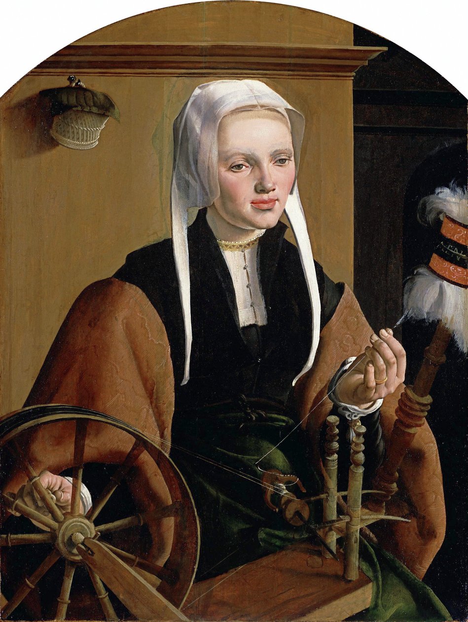 niemiecki: Weibliches Bildnis, Anna Codde Portret (prawdopodobnie) Anny Codde, żony Pietera Gerritsza Bickera autorstwa Maarten van Heemskerck