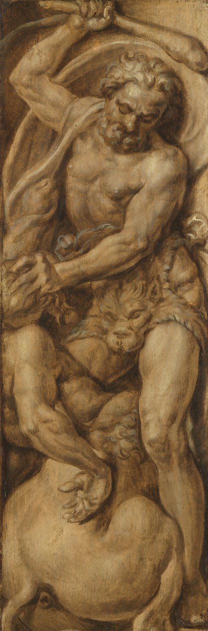 Herkules niszczy centaur Nessus autorstwa Maarten van Heemskerck