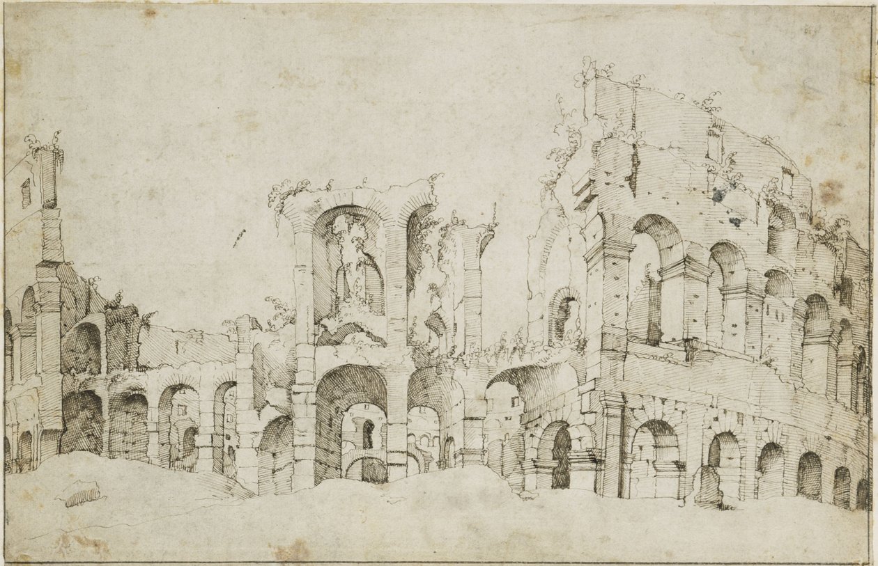 Maarten van Heemskerck - Rzym, Koloseum autorstwa Maarten van Heemskerck
