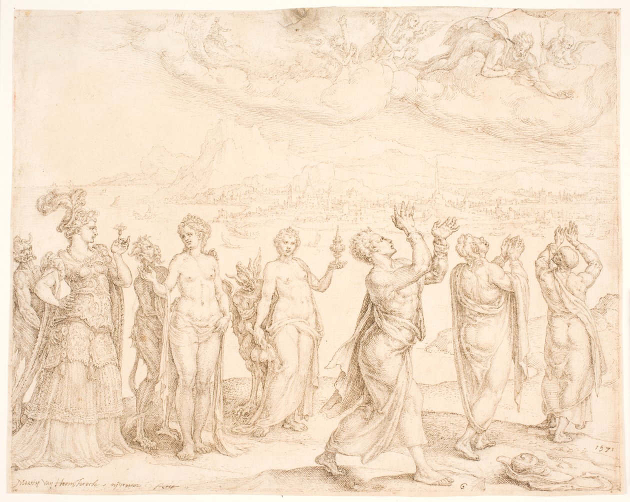 Ne nos induca (nie prowadź nas) autorstwa Maarten van Heemskerck