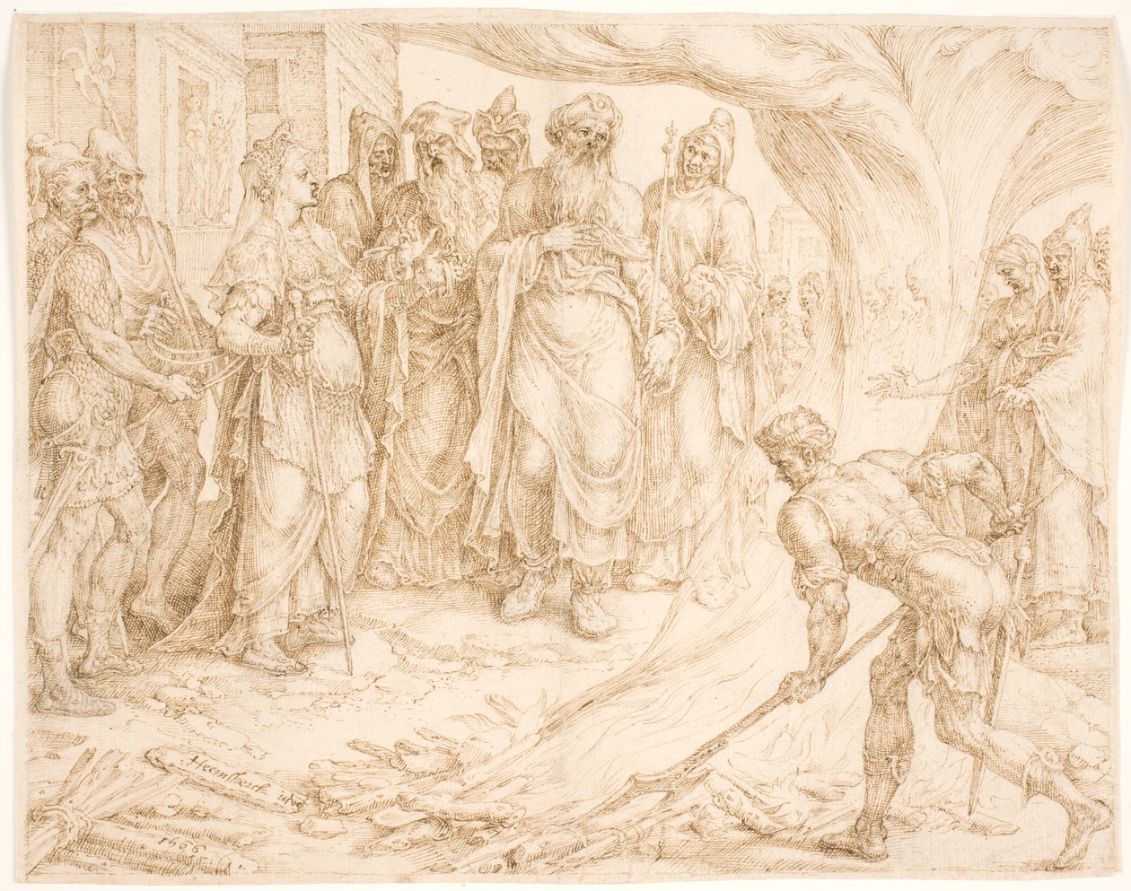 Tamar daje się poznać autorstwa Maarten van Heemskerck