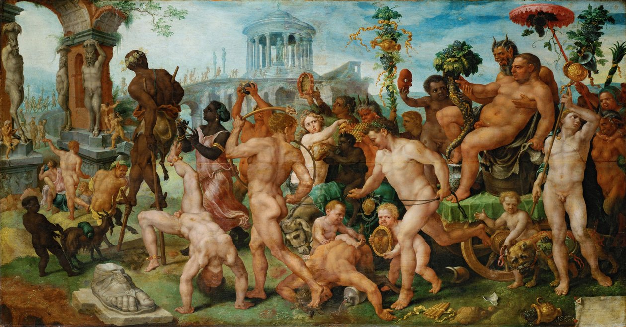 Triumfalna procesja Bachusa, ok. 1930 r. 1536 autorstwa Maarten van Heemskerck