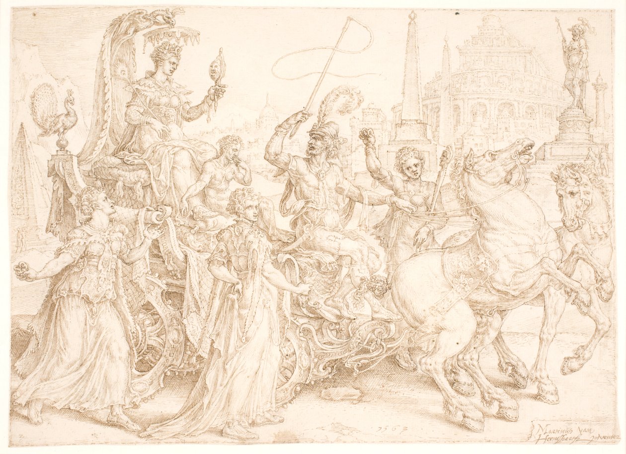 Rydwan triumfalny Duma autorstwa Maarten van Heemskerck