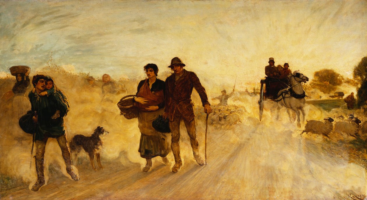 Pochodzący z rynku St. Ives autorstwa Robert Walker Macbeth