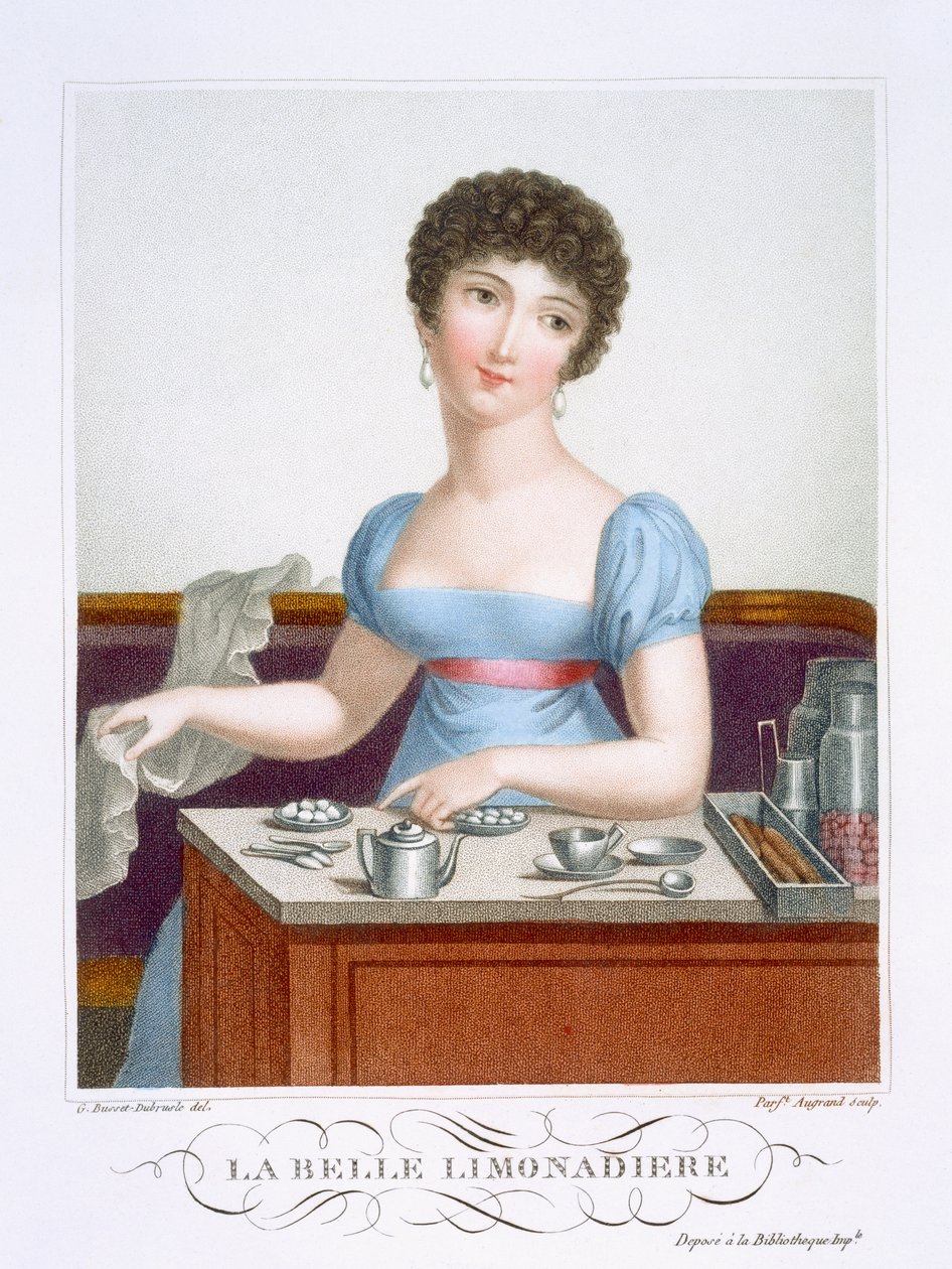 Piękny producent lemoniady, ok. 1816 r. autorstwa Madame G. Busset Dubruste