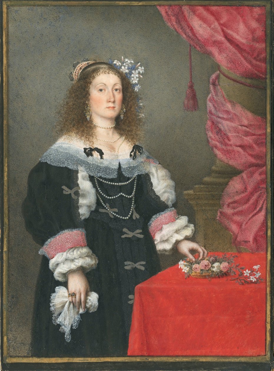 Portret wysoko postawionej damy autorstwa Maddalena Corvina