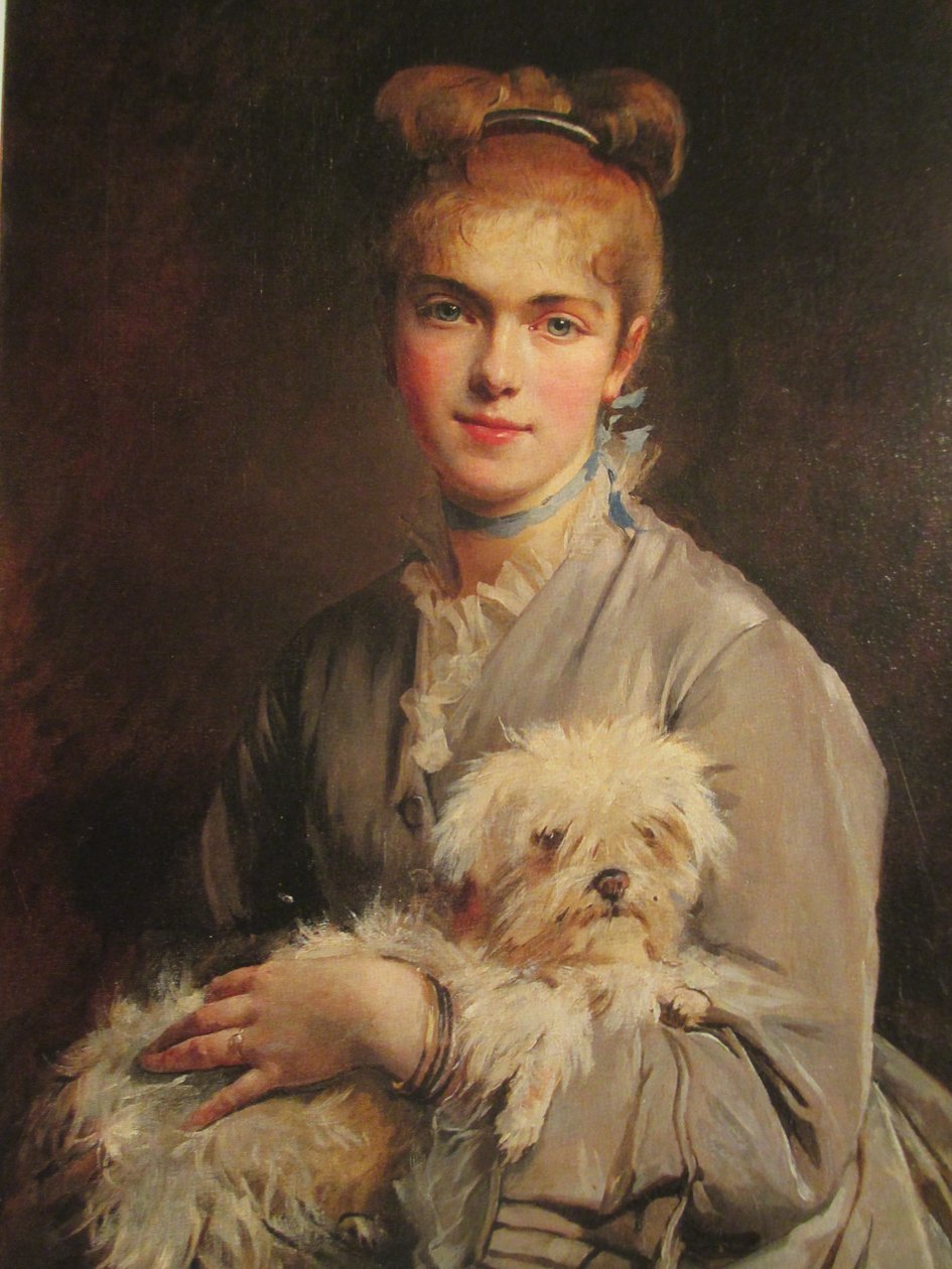 Portret Colette Dumas (1860-1907) autorstwa Madeleine Lemaire