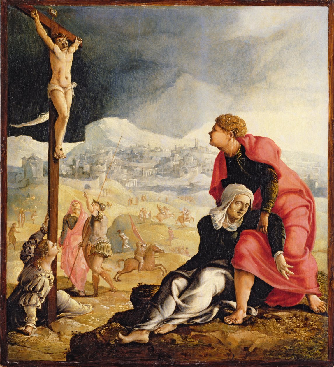 Ukrzyżowanie, ok. 1530 autorstwa Maerten van Heemskerck