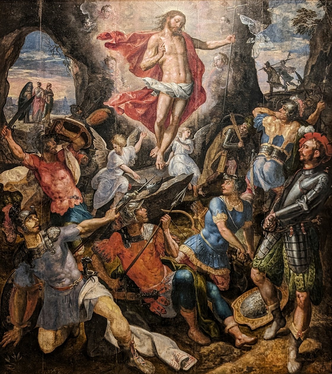 Zmartwychwstanie Chrystusa autorstwa Maerten de Vos