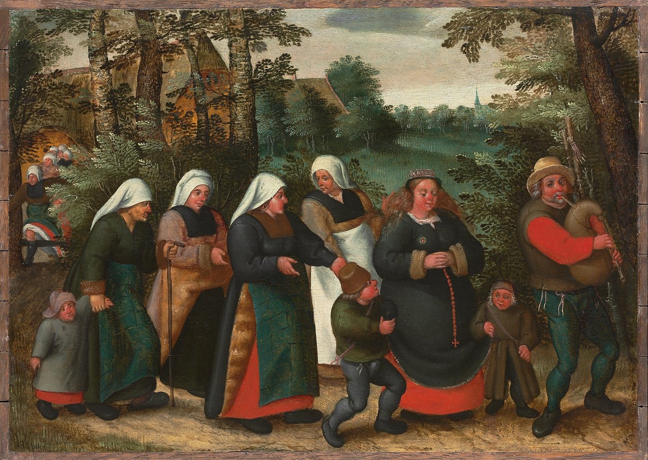 Procesja Oblubienicy autorstwa Maerten van Cleve