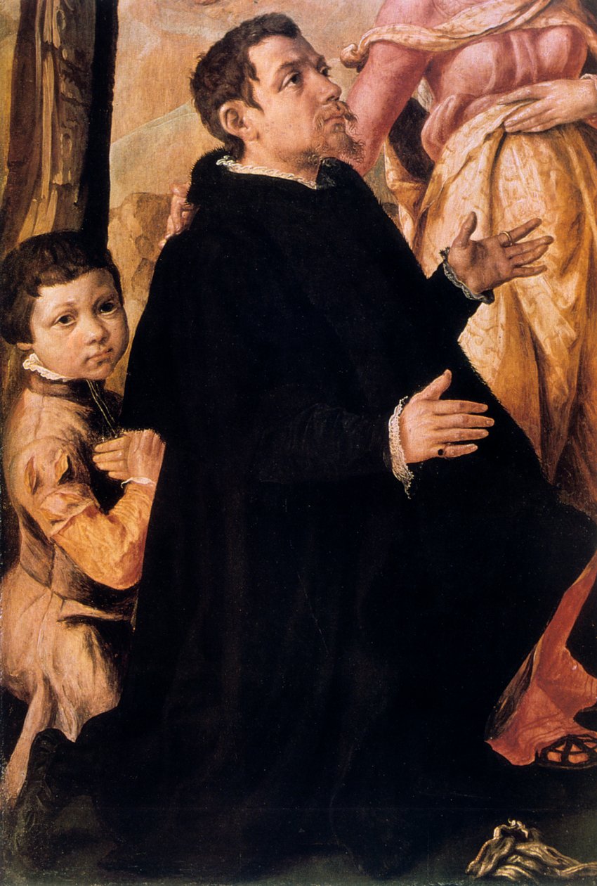 Kalwaria, detal, 1545-1550 autorstwa Maerten van Heemskerck