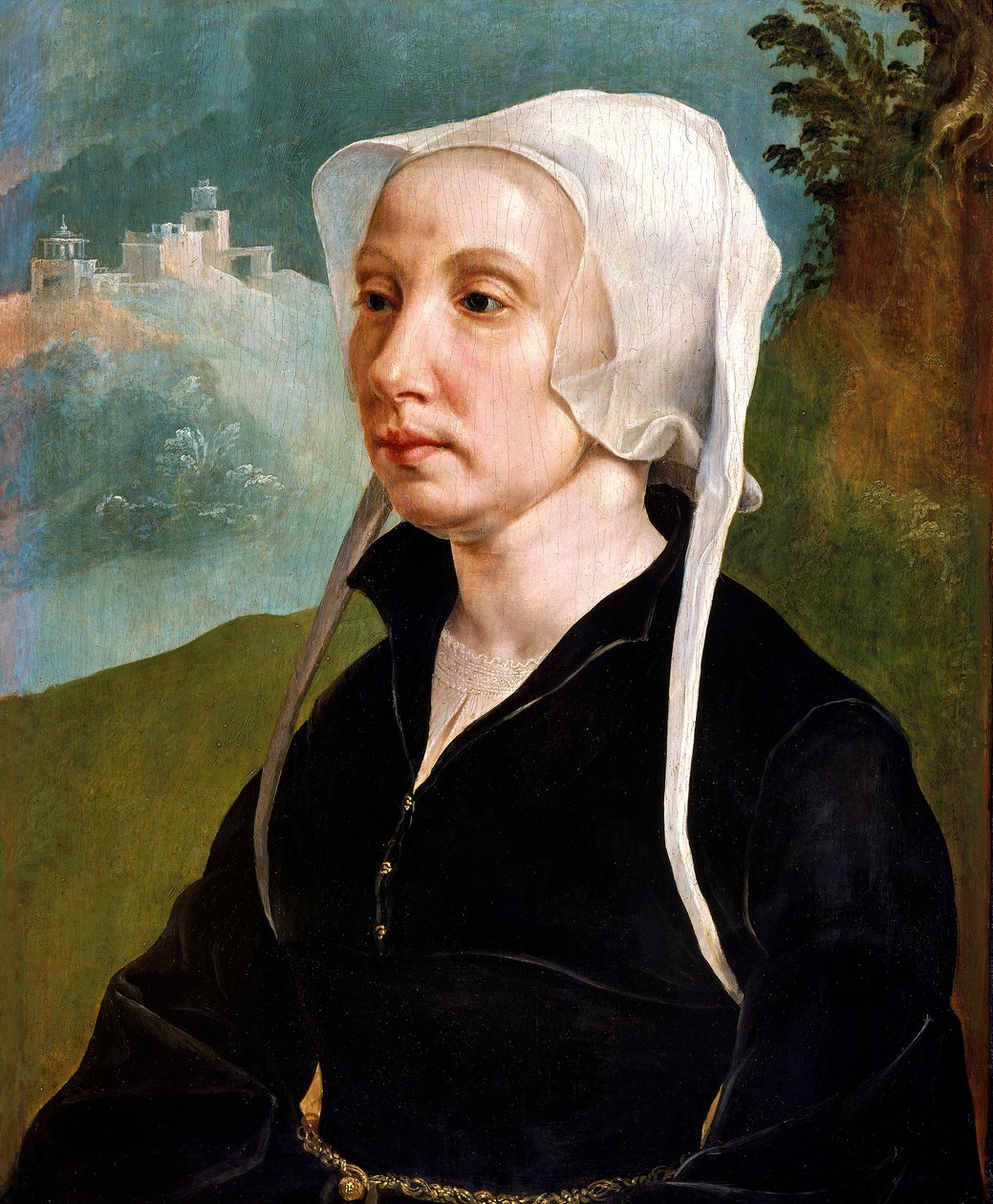 „Portret kobiety”, c1540 autorstwa Maerten van Heemskerck
