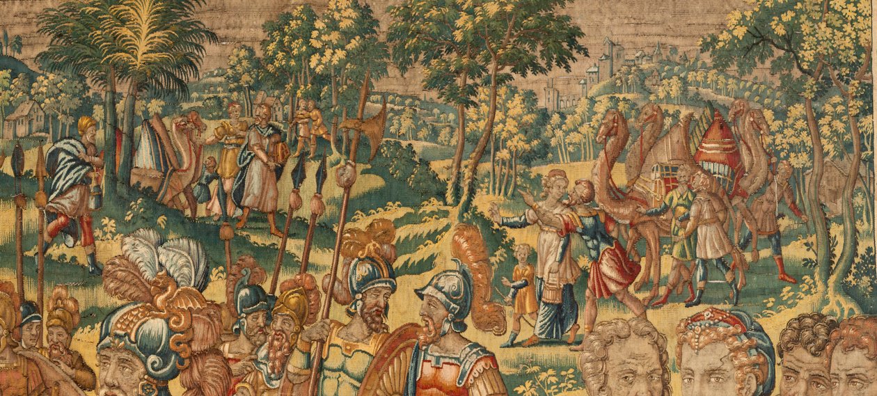 Historia Gedeona, sędziego i wojownika Hebrajczyków, koniec XVI wieku (gobelin) autorstwa Maerten van Heemskerck